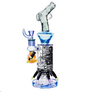 Glass Bong Cheech Glass 13" Pistol Theme