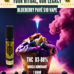 Blueberry Kush Indica Dominant 510 Vape 1g