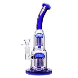 Glass Bong OG Double Tree Perc 12" - Blue