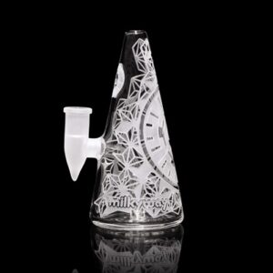Glass Bong MilkyWay Pyramid 6"