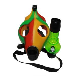 Gas Mask Bong - Rasta