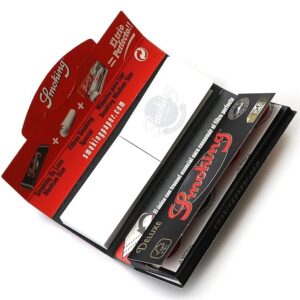 Smoking Deluxe 1-1/4 Rolling Papers with Tips