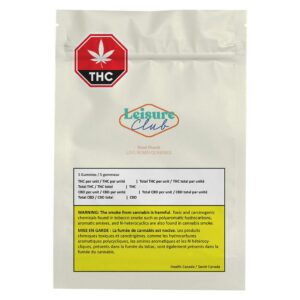 Sour Peach Sativa Live Rosin Gummies 5 pack