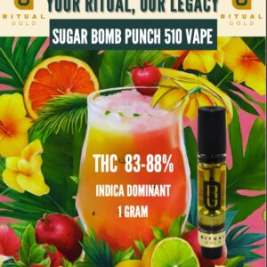 Sugar Bomb Punch Indica Dominant 510 Vape 1g